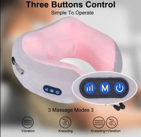 Jinserta Neck Cushion Massager – Usb Charging Massage Pillow