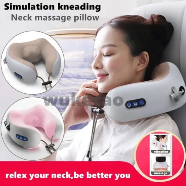 Jinserta Neck Cushion Massager – Usb Charging Massage Pillow