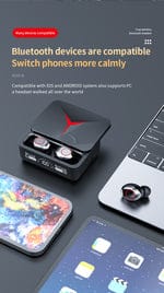 M90 Pro Original TWS Wireless Headphone Gaming Earphone Bluetooth 5.3 Sport Earbuds Music Headsets With Mic